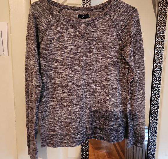 GAP Charcoal Gray Knit Thermal - Picture 1 of 3
